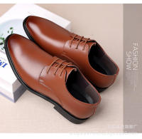 Mocasines casuales de cuero formales profesionales de negocios británicos Summer Hollow para hombre, sandalias bajas, zapatos de trabajo - details 16