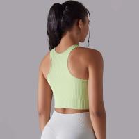 Hamidou-Sujetador deportivo para mujer, ropa interior de gimnasio, hilo Sexy, informal, a rayas, sin costuras, Top ajustado para gimnasio - details 37