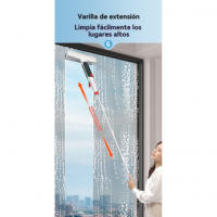 Limpiacristales de Gran Altura Cepillo de Limpieza de Ventanas de Doble Cara para Herramientas de Limpieza Doméstica - details 7