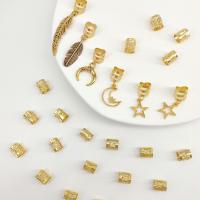 26 Uds. De candados para rastas, anillo hueco para el cabello, trenzado de cabello, cuentas de rastas doradas y plateadas, Clips de Metal para puños, tubos para trenzas de cabello - details 2