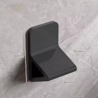 Reposapiés de ducha antideslizante, Pedal de pie para baño montado en la pared sin perforaciones, ayuda para el paso de pierna, Pedestal de reposapiés de inodoro retráctil - details 10