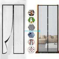 Cortinas antimosquitos para puertas, mosquitera magnética para puerta y ventana, malla de cierre automático para cocina y sala de estar - details 4