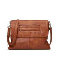 2025 Nuevo bolso de hombro tipo sobre elegante de inspiración coreana - Bolso de gran capacidad con correa desmontable, cierre magnético y forro de poliéster - Negro sólido para mujeres, uso informal y formal - details 5