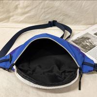 Bolso de pecho deportivo de gran capacidad para hombre, bandolera de nailon con contraste de Color, bolso de dumplings, impermeable, de estilo coreano, para exteriores - details 10