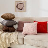 Funda de Almohada de Peluche de Lujo Patrón de Geometría Rhomboide Creativo - details 6