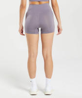 Pantalones cortos sin costuras para mujer, ropa de medio pantalón suave para Fitness, Yoga, gimnasio, correr y bicicleta, novedad - details 22