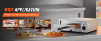 SucceBuy Horno eléctrico para pizza de encimera, acero inoxidable, para uso comercial y doméstico - details 3