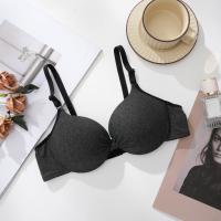Cómodo sujetador de algodón sin aros con escote en V profundo, sujetador ajustado con lazo para mujer, ropa interior push-up ajustable antiflacidez para niñas - details 13
