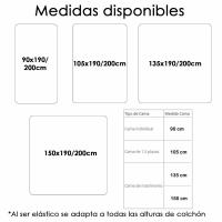 Funda de colchón rizoico 100% Algodón, Elástica, Transpirable, Tratamiento antialérgico con Cremallera - details 1