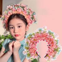 Tocado de flores con cabeza de Quanzhou, guirnalda de flores de estilo étnico, accesorios para el cabello, accesorios de fotografía - details 1