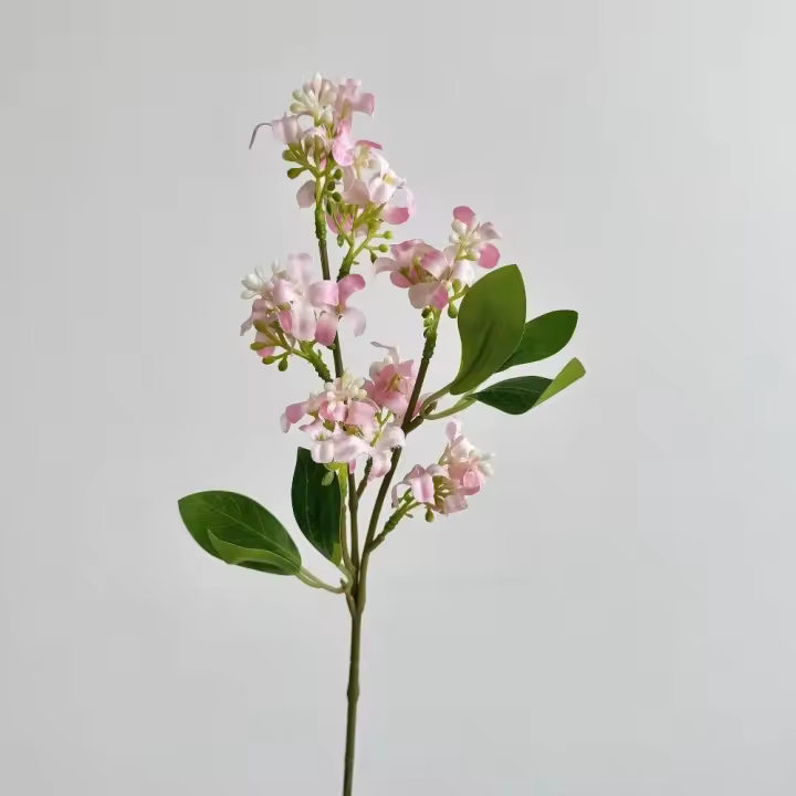Nuevo paquete de flores de Lila artificiales decorativas DIY 39 Cm flor Artificial de seda flor falsa de plástico accesorios de fotografía - 1