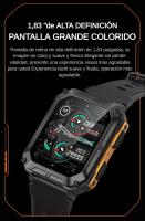 2024 Reloj Inteligente Militar para Hombre, Pantalla HD de 1,83