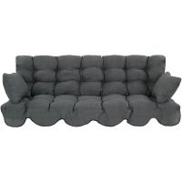 Cojines para Asiento, Respaldo y 2 Cojines Laterales, Color Gris - details 0