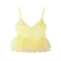 OUWU- Para Mujer, Top Corto Con Volantes Y Tirantes, Top Sexy De Tul Con Espalda Descubierta, Camisola De Verano Para Mujer, Top Corto Para Mujer - details 2
