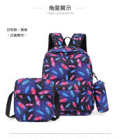 OKKID Set de Mochila Escolar para Niñas 3pcs Bolsa de Animal de Gato Adecuado para Edades 7-12 - details 8