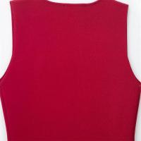 2025 Versátil Casual Sin Mangas con Cuello Redondo y Costuras de Punto, Nueva Llegada de Verano, Vestido Largo para Mujer - details 3