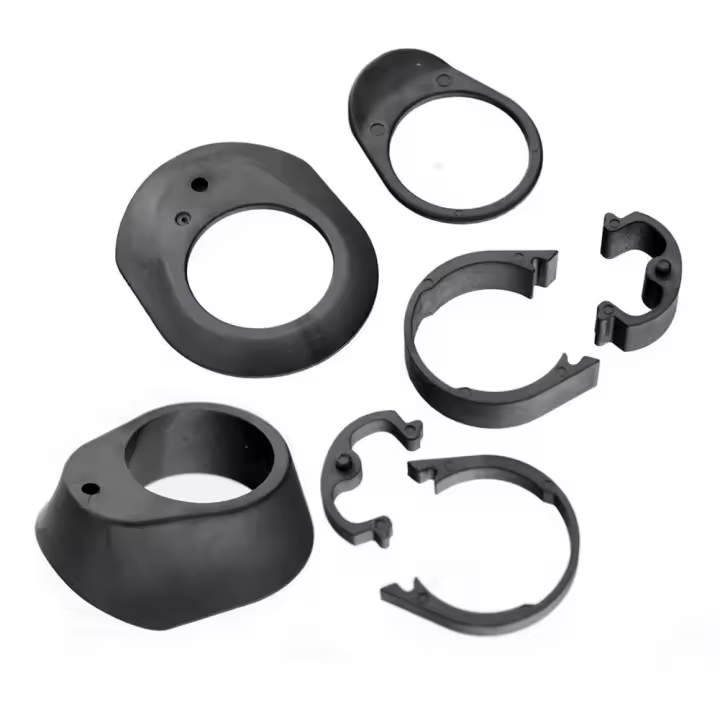 Kits de espaciador dividido para arandela de manillar integrado, espaciador de auriculares de horquilla de 28,6mm, piezas de bicicleta de arandela especial de plástico - 1