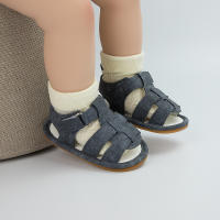 Zapatillas De Verano Para Bebés KIDSUN Sandalias De Lona No Slip Primera Caminadora Para Niñas Y Niños Talla True Fit Para 0-18 Meses - details 13