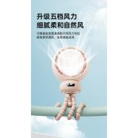 Ventilador de cochecito nuevo 2025, cochecito de pulpo pequeño, ventilador de bebé portátil para exteriores, solo para niños. - details 2