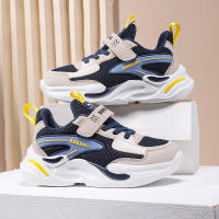 Compañero de clase niñas zapatos deportivos 2025 nueva primavera y otoño doble malla transpirable luz correr cuero superficie impermeable - details 5
