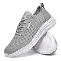 Zapatillas de Malla Transpirable Nuevas para Hombre Zapatos Ligeros Informales para Caminar - details 2