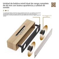 Altavoz de Madera Vintage Altavoz Subwoofer Inalámbrico de Doble Audio Small para Ordenador y Teléfono Móvil - details 2