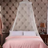 Domo de Mosquitera de Doble Cama Malla de Poliéster Colgante de Decoración para Habitación de Bebé y Adulto 3 Colores Verano - details 1