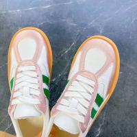 Zapatos para caminar tenis de suela gruesa cómodos de cuero sintético informales con cordones - details 8