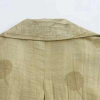 Conjunto de Moda Retro de Verano 2024 para Mujer Camisa Suelta con Estilo Largo, Pantalones de Cintura Elástica - details 13