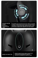 Casco esqui hombre mujer patinete Deportes Equipo Protector - details 12