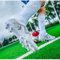 Nuevos zapatos de fútbol con picos rotos, zapatillas artificiales para correr, entrenamiento de hierba, juegos profesionales - details 13