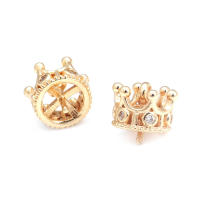 Colgante de Abalorio de Cuentas de Medio Agujero de Oro 18K Material de Metal de China - details 57