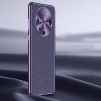 Funda protectora de lujo para Huawei Mate 60 Pro Prevención de caídas Material exterior Cuero Metal TPU - details 5