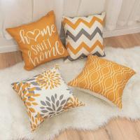 Funda de Cojín Decorativa de 45 x 45 cm con Inscripción Home Sweet Home para Sofá de Lino/Algodón Cuidado de la Funda Lavable en Máquina Estilo Geométrico - details 6