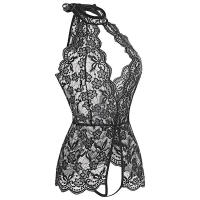 Conjunto de Lencería de Encaje para Mujeres Monos de Cintura Abierta con Tirantes - details 19