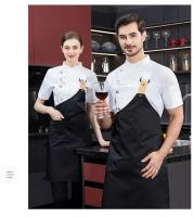 Chaqueta de cocina, uniforme de Catering, ropa de Chef de manga corta, camarera de Hotel, restaurante, ropa de trabajo, panadería, abrigo de Chef de Sushi, camisa de cocina - details 7
