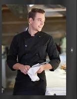 Uniformes de Chef profesional, chaqueta de cocina de manga larga personalizada, abrigo de cocinero para hombres y mujeres, logotipo impreso gratis, disfraces de Patissier, Tops - details 13