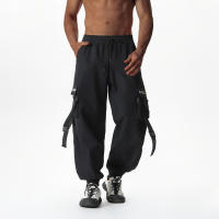 Pantalones de trabajo de marca de moda de verano para hombre, pantalones largos holgados e informales ajustados, pantalones largos de moda - details 5