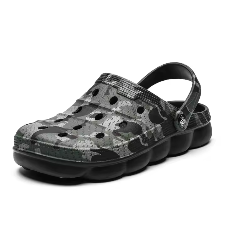 Sandalias informales de verano para hombre, zuecos de camuflaje EVA para jardín, zapatos de playa con memoria suave, zapatillas de agua para playa, gran oferta - 1