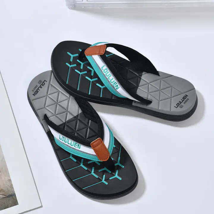 Nuevas chanclas zapatillas de playa antideslizantes de verano para hombre - 1