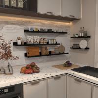 Estantería de Madera de 90cm Baldos Negro para Baño, Entrada, Cocina, Salón-Juego de 5 con Distintos Tamaños - details 1