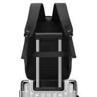 Mochila impermeable de gran capacidad con USB para hombre, bolsa de ordenador de negocios con rayas reflectantes, carcasa dura multifuncional - details 4