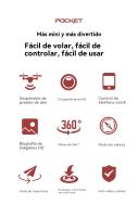 Mini Drone HD 4K Quadcopter aire libre clítoris control remoto avión juguetes - details 6