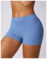 Pantalones cortos de Yoga para mujer, Shorts deportivos elásticos, antideslumbrantes, transpirables, de secado rápido - details 22