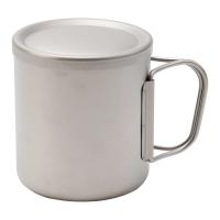 Taza de té y café cubiertas con agua de titanio de doble pared para exteriores, villa para acampar al aire libre - details 26
