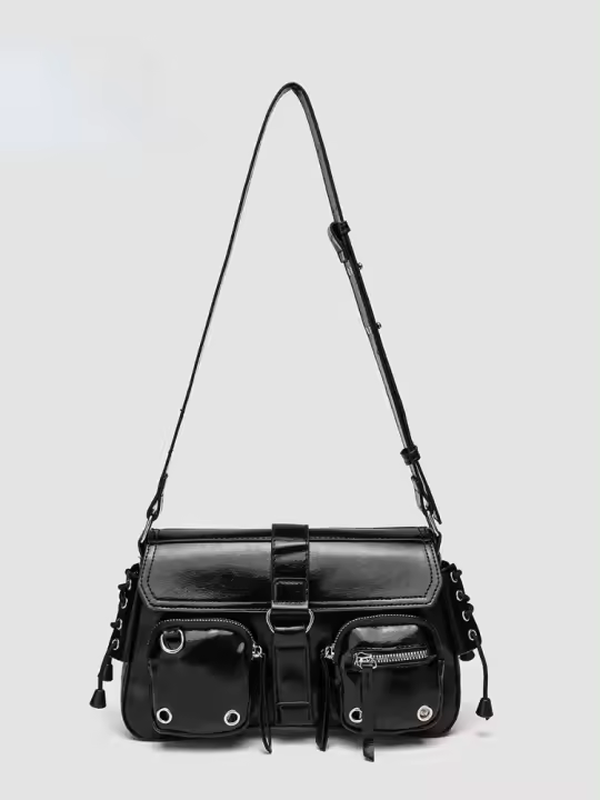 Cool Spice Girls Underarm Baguette Bag Mujer 2025 Nuevo diseño de nicho Bolso locomotor Bolso bandolera de hombro de viajero de moda. - 1