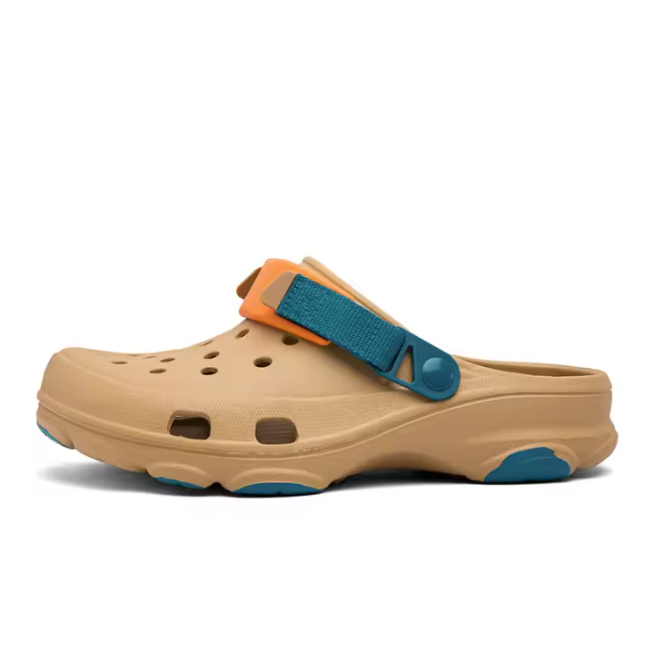 Zuecos antideslizantes para hombre, sandalias de playa con correa ajustable, zapatillas para el hogar - 1