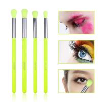 Docolor-brochas de maquillaje para ojos, 4 piezas, pelo sintético suave, portátil, para viaje - details 3