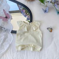 Vestido de verano para niña, traje de falda de Pastel dulce, top halter, falda de princesa linda, conjunto de dos piezas - details 6