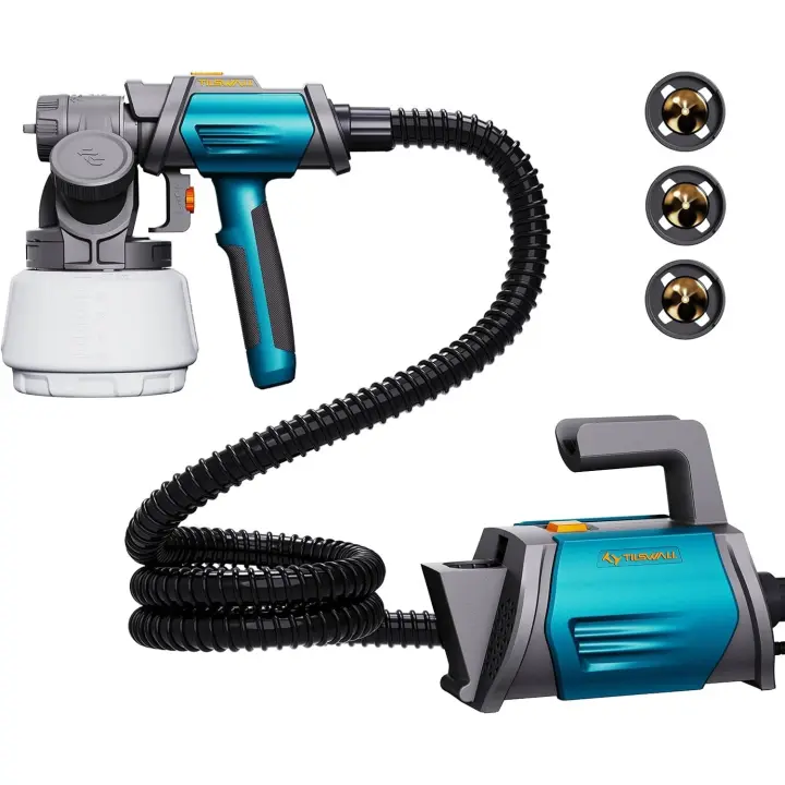 Rocha de Pintura Pulverizadora HVLP de 800W con Capacidad Extraíble de 1300ml - 1
